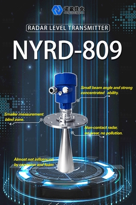 Goede prijs. 26GHz 10~30m diepe put hoogfrequente geleide golf radar niveau zender voor kleine ruimtes online