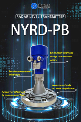 Goede prijs. NYRD-PB-A ±3 mm nauwkeurigheid Hoog nauwkeurige radarwaterstandsensor voor tankvloeistoffen en vaste deeltjes Radarniveaumeter online