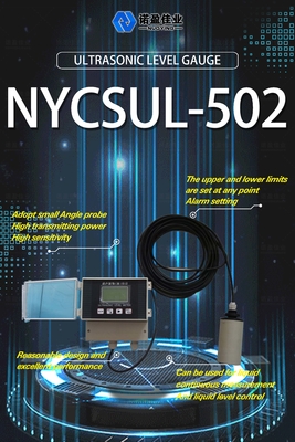 Good price Niet-contact 4-20mA ultrasone niveau meter NYCSUL-502 1mm Split Ultrasone Open Channel Flow Meter LCD Display online