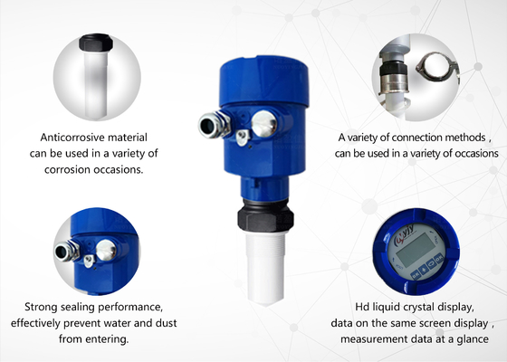 Goede prijs. 4-20mA NUOYING 26GHz NYRD805 Radar Level Sensor Transmitter geschikt voor verschillende corrosieve vloeistoffen met PTFE-materiaal Antenne online