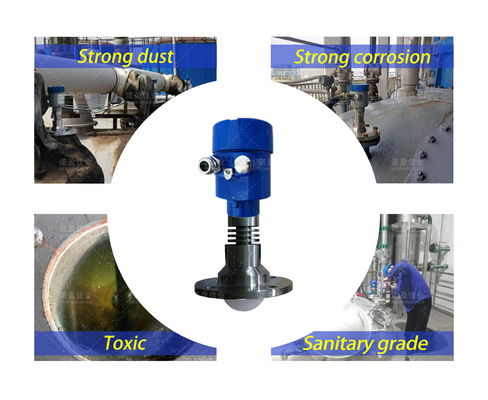 Good price Frequentiebereik 26GHz Explosiebestendige Exia ll C Tó Ga/ Exd ia llC T6 GbSignaaluitgang: 4...20mA/HART(twee/vier) RS485/Modbus... Niet-contact 26GHz NYRD-TJ-A Radar Waterniveau sensor online