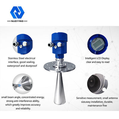 Goede prijs. 26 GHz-radarniveaumeter voor sanitaire vloeistofopslagtanks en zeer corrosieve containers online