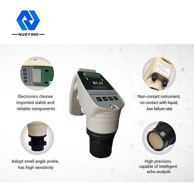Goede prijs. 4-20mA Ultrasone watervloeistofniveaumeter NYCSUL-501 Sensor hoge precisie ultrasone vloeistofdiepte niveaumeter online
