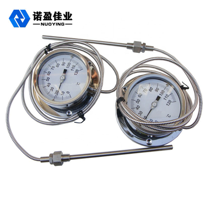 Good price 60mm Dial Bimetaal Temperatuurmeter 1,5 Nauwkeurigheid SS304 0-150 Graden: online