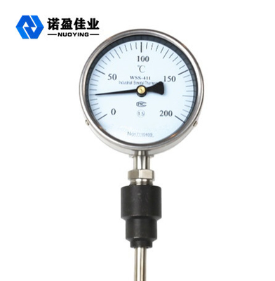 Good price Hydraulische Oliess Bimetaalwijzerplaatthermometer 150mm Draadverbinding online