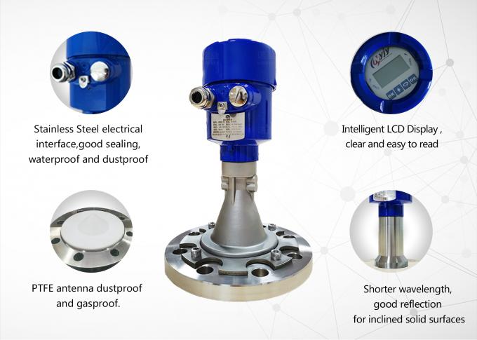 26 GHz-radarniveaumeter voor sanitaire vloeistofopslagtanks en zeer corrosieve containers 1