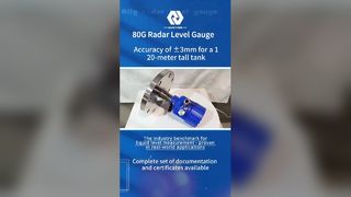 80GHz radarniveaumeter Hoge precisiemeting