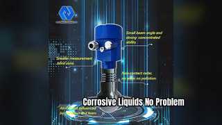 Corrosiebestendige radarniveausensor voor tanks